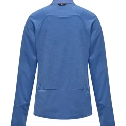 Salewa Pedroc Dry Wind Half Zip Shirt met Lange Mouwen Dames - morning blue 3150