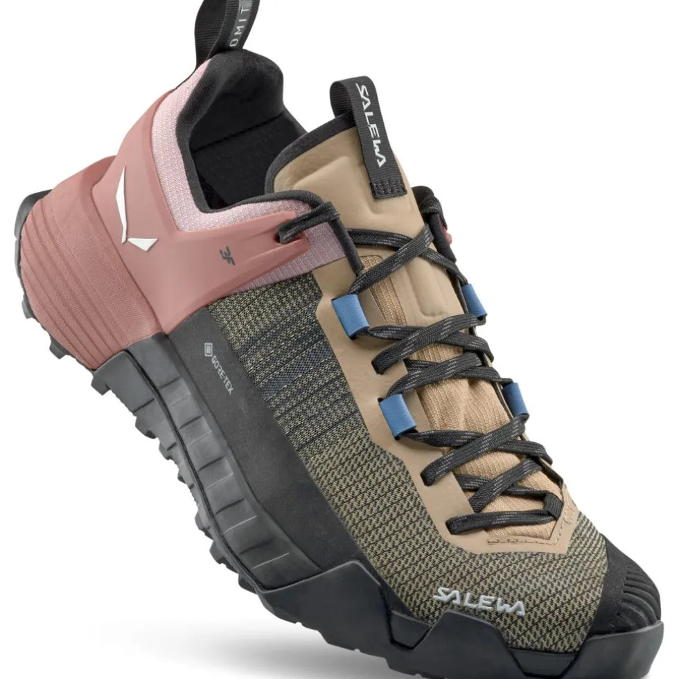 Salewa Wildfire NXT GTX Approachschoenen Dames - quicksand/etruscan red 7205