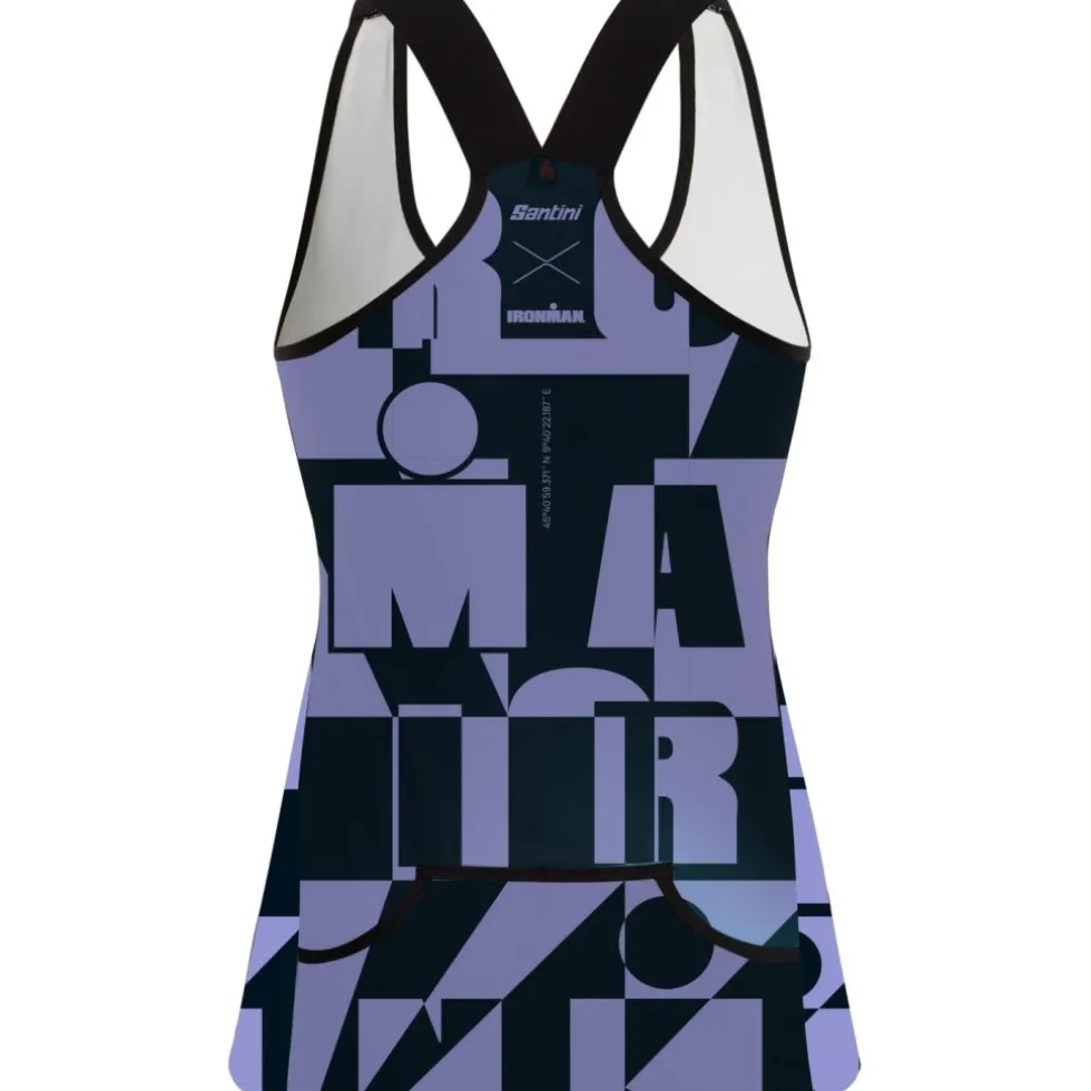Santini Enigma IRONMAN Tri Tank Dames 4I6500ENIGM - lilla LL