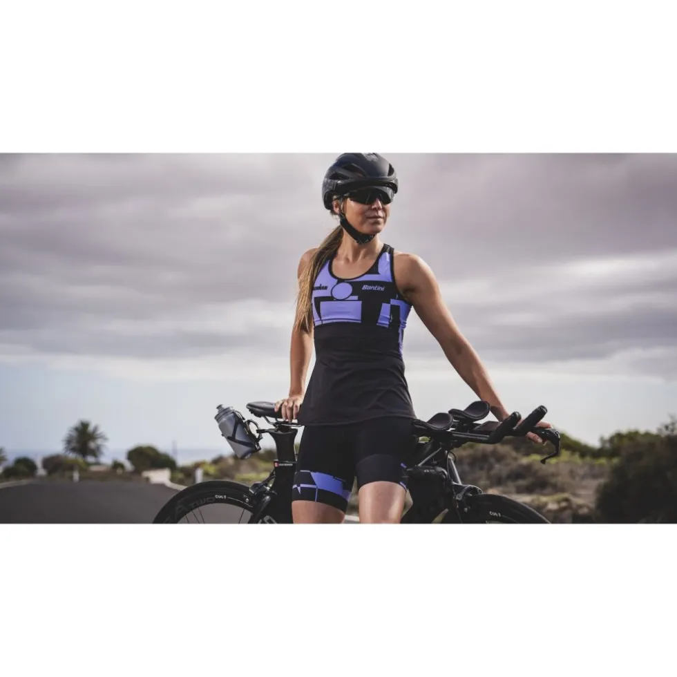 Santini Enigma IRONMAN Tri Tank Dames 4I6500ENIGM - lilla LL