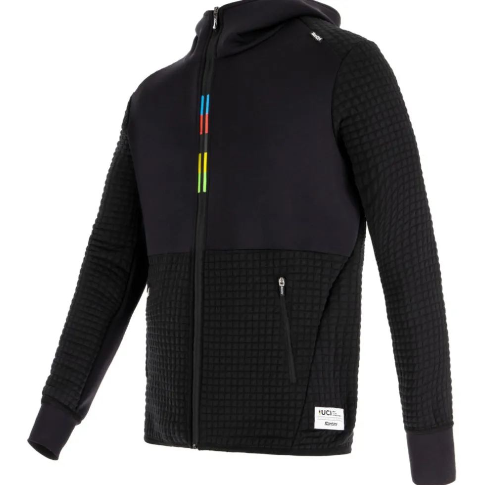 Santini UCI Rainbow Casual Fleecejas Heren RE40075GROOVUCI
