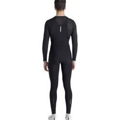 Santini Bianchi Milano Classic Thermo Fietsbroek met Bretels Heren BI1180GBCLASS - zwart NE