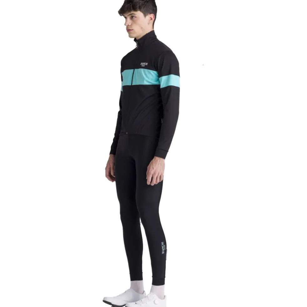 Santini Bianchi Milano Race Winterjas Heren BI50775RACE - zwart NE