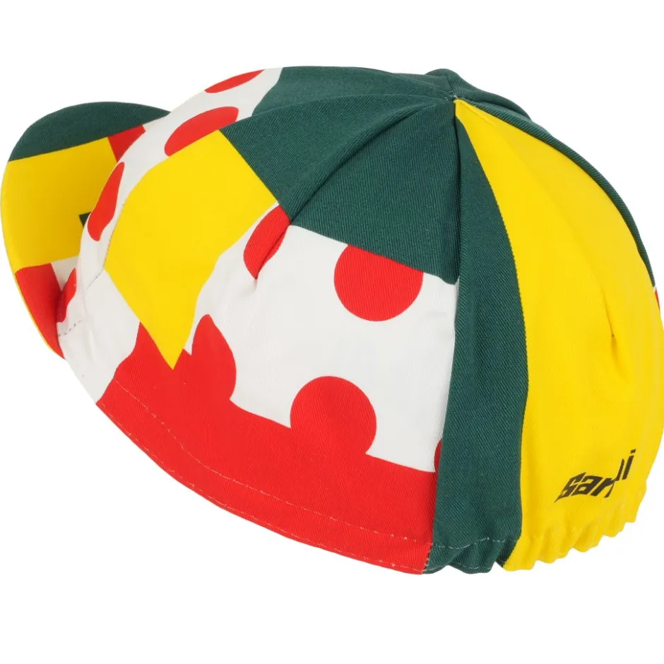 Mutsen En Doeken < Santini Combo Fietspet - Tour de France™ 2025 Collection - MJ460COTCOMBO - print