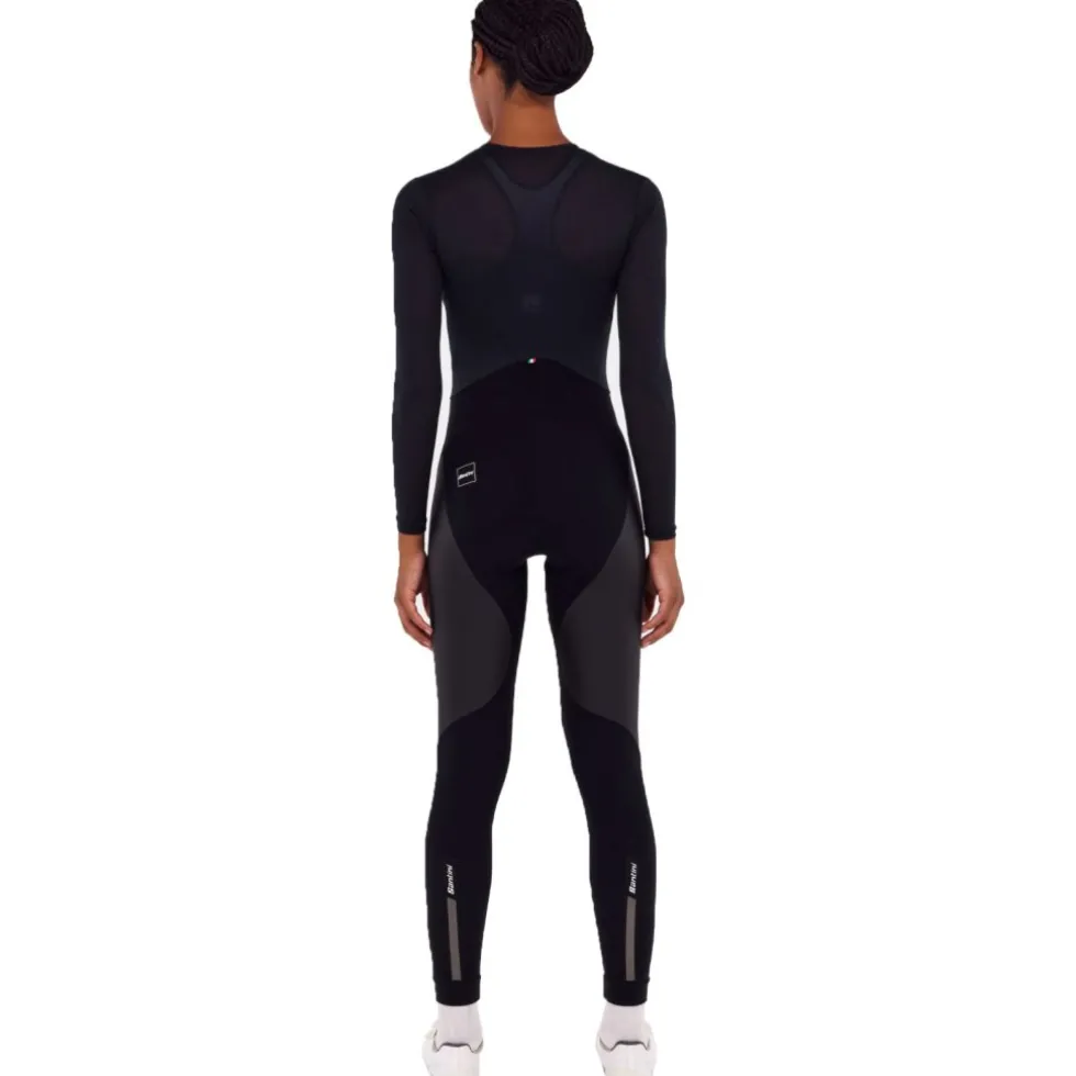 Santini Dry Fietsbroek met Bretels Dames 5W1182C3WVEGADRY - zwart NE