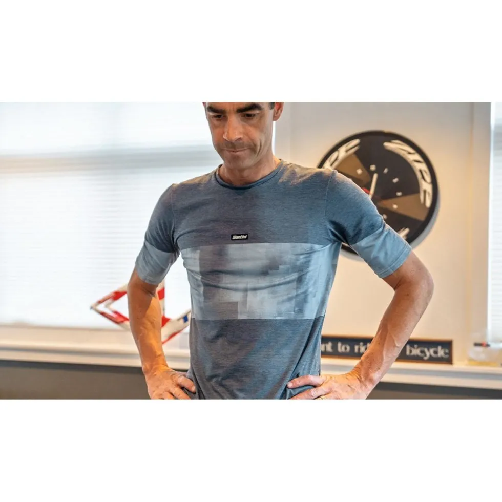 Santini Forza Indoor Tech T-Shirt Heren 2W499GLLFORZA - nautica NT