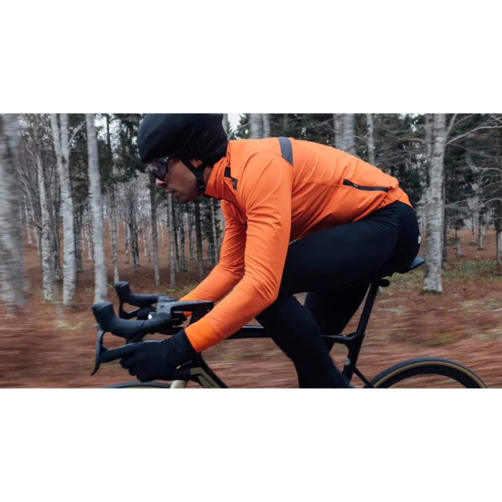 Santini Guard Neos Rainproof Fietsjas Heren 4W50875GUARDNEOS - orange fluo AF