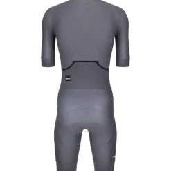 Santini Leaf Triathlon Anzug Herren 5T774IMGLEAFSPOT - grigio asfalto