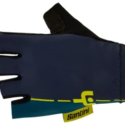 Santini Le Maillot Jaune Handschoenen met Korte Vingers - Tour de France™ 2025 Collection - MJ367CLALLEZ - print