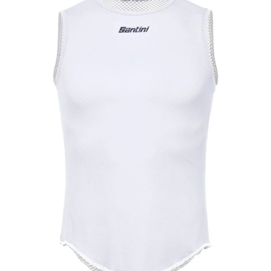 Ondershirts < Santini LIEVE Hemd zonder Mouwen Heren BM002GLLLIEVE - wit BI