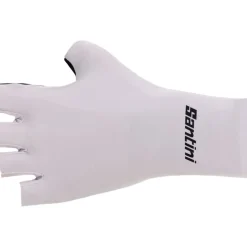 Santini Madss Handschoenen met Korte Vingers SP371TTMADSS - wit BI