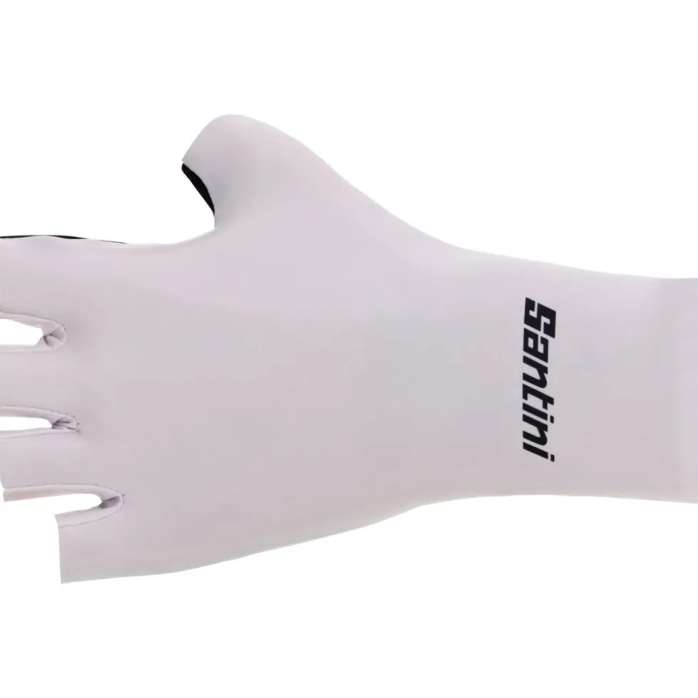 Santini Madss Handschoenen met Korte Vingers SP371TTMADSS - wit BI