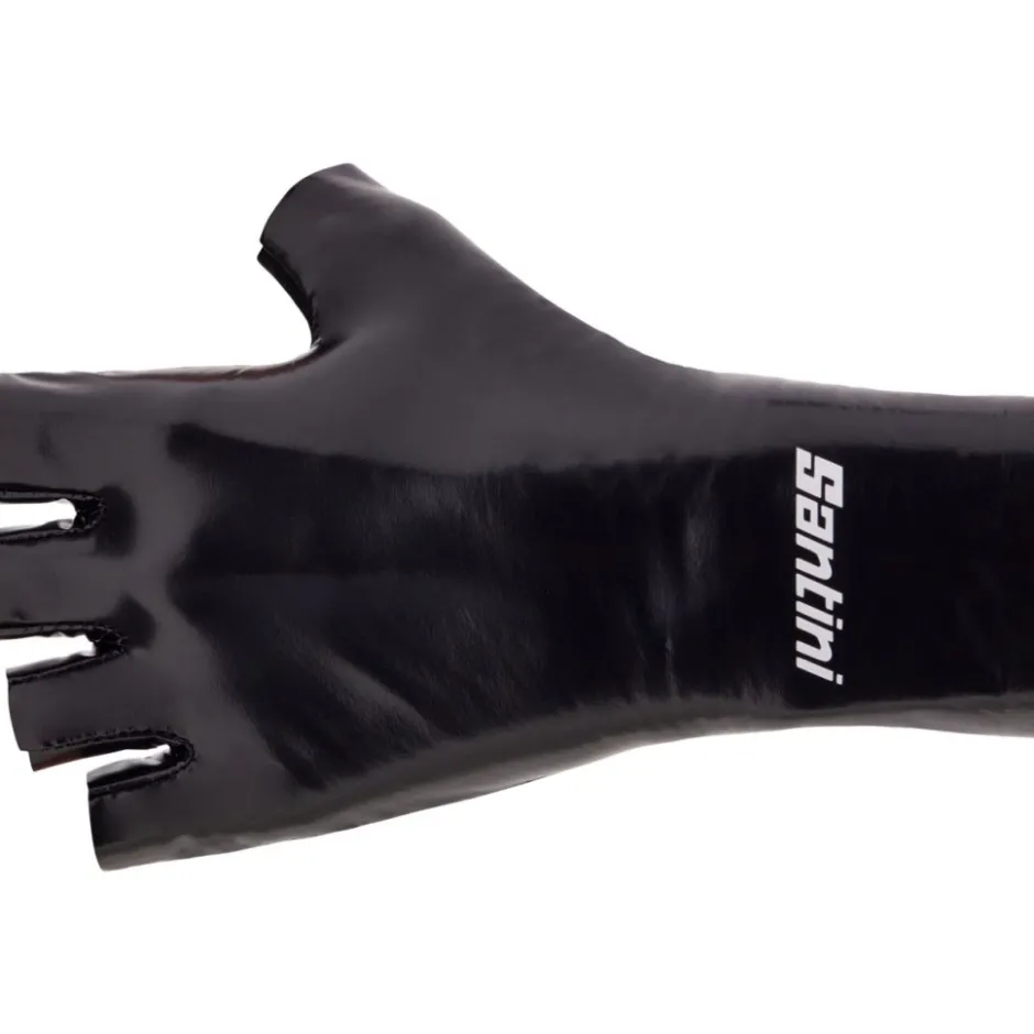 Wielerhandschoenen < Santini ad Handchoenen et Korte Vinger P371TTAD - zwart NE