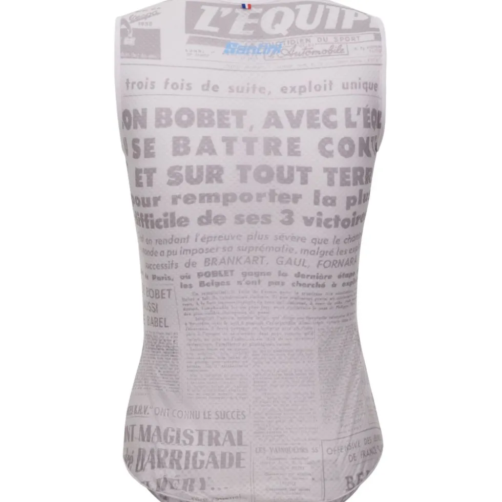 Santini Maillot Jaune M.Ventoux Hemd zonder Mouwen Heren- Tour de France™ 2025 Collection - MJ002GLLMV - print