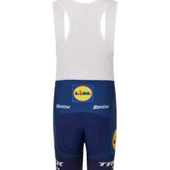 Santini Team Lidl-Trek 2026 Fan Line Fietsshort met bretels voor kinderen RE1071KID26LT - marine MA