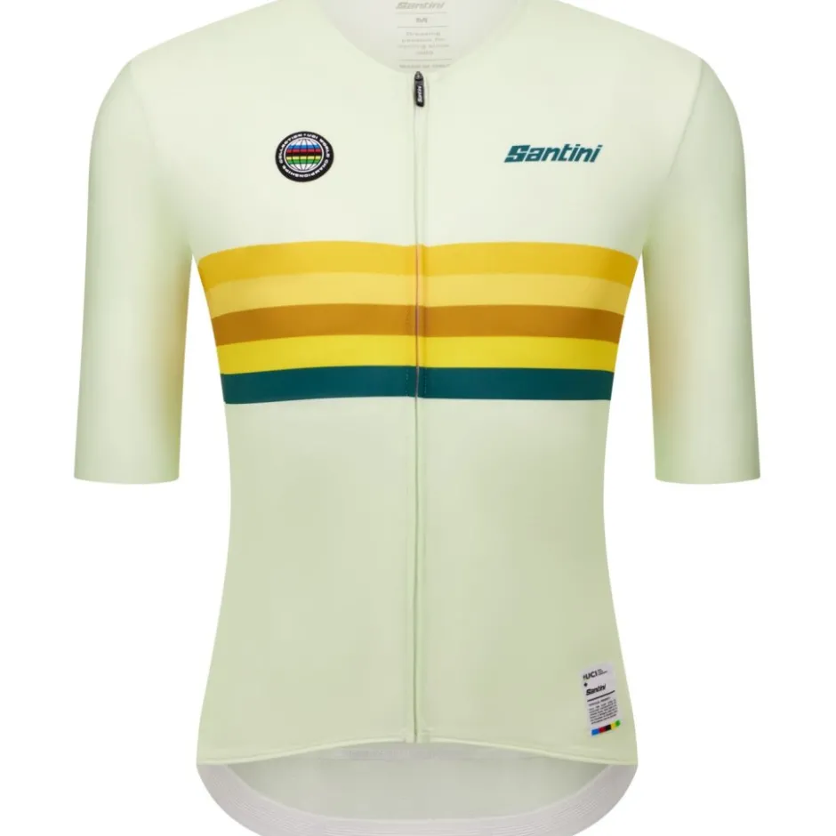 Wielershirts < Santini UCI World Chapion Fiethirt et Korte ouwen Heren RE97175CUCIAU - Autralia