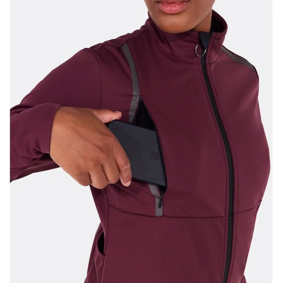Santini Vega+ Winterjas Dames 5W51775VEGA - burgundy BU