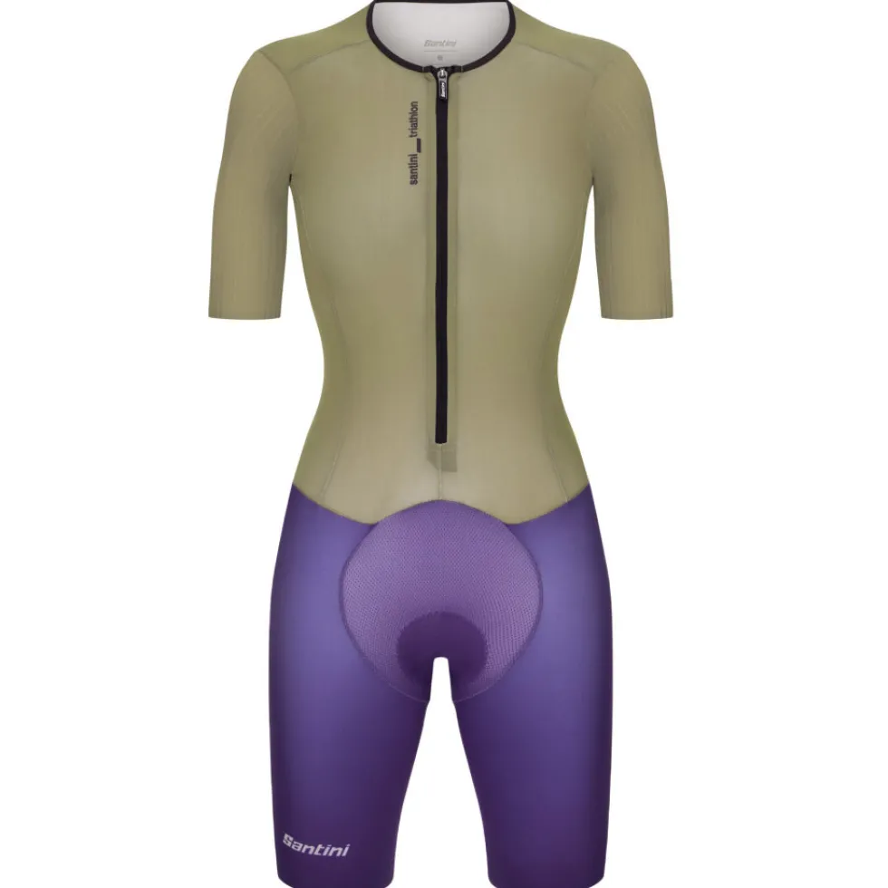 Santini Viper Trisuit Dames 5T780LIMGVIPER - ocra