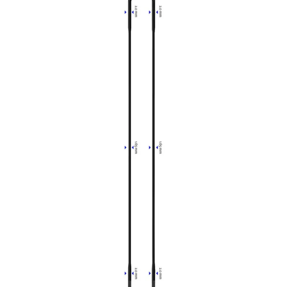 Sapim D-Light Spokes 2,0/1,65/2,0 - black