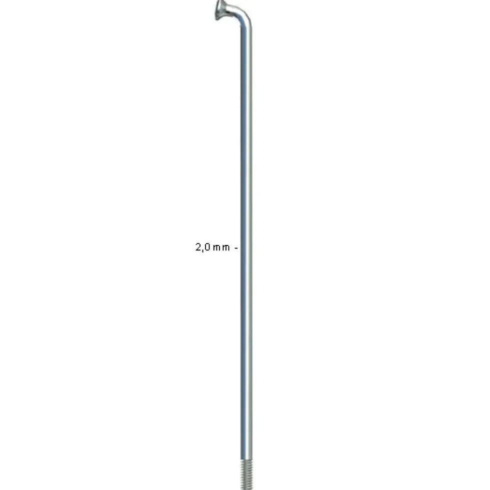 Sapim Leader Spokes 2,0 mm - silver