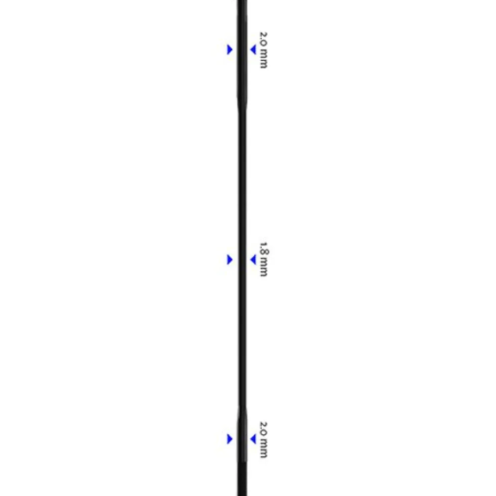Sapim Race Spokes 2,0/1,8/2,0 - black straight