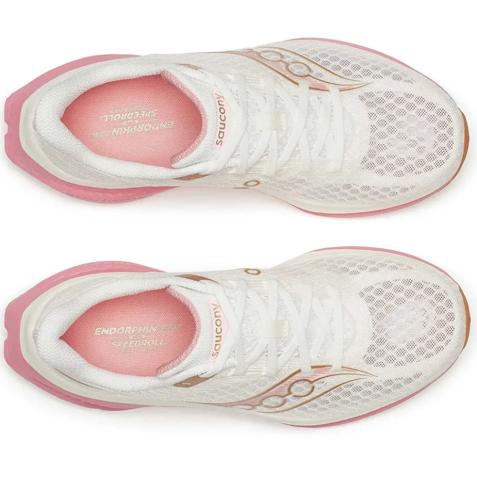 Hardloopschoenen Voor Op De Weg|Schoenen < Saucony Endorphin Speed 5 Hardloopschoenen Vrouwen - ivory/mauve