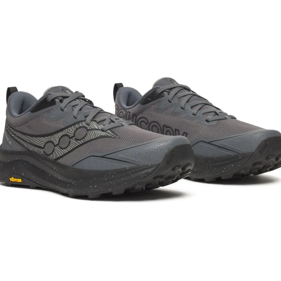 Saucony Peregrine 16 Hardloopschoenen Heren - carbon/black