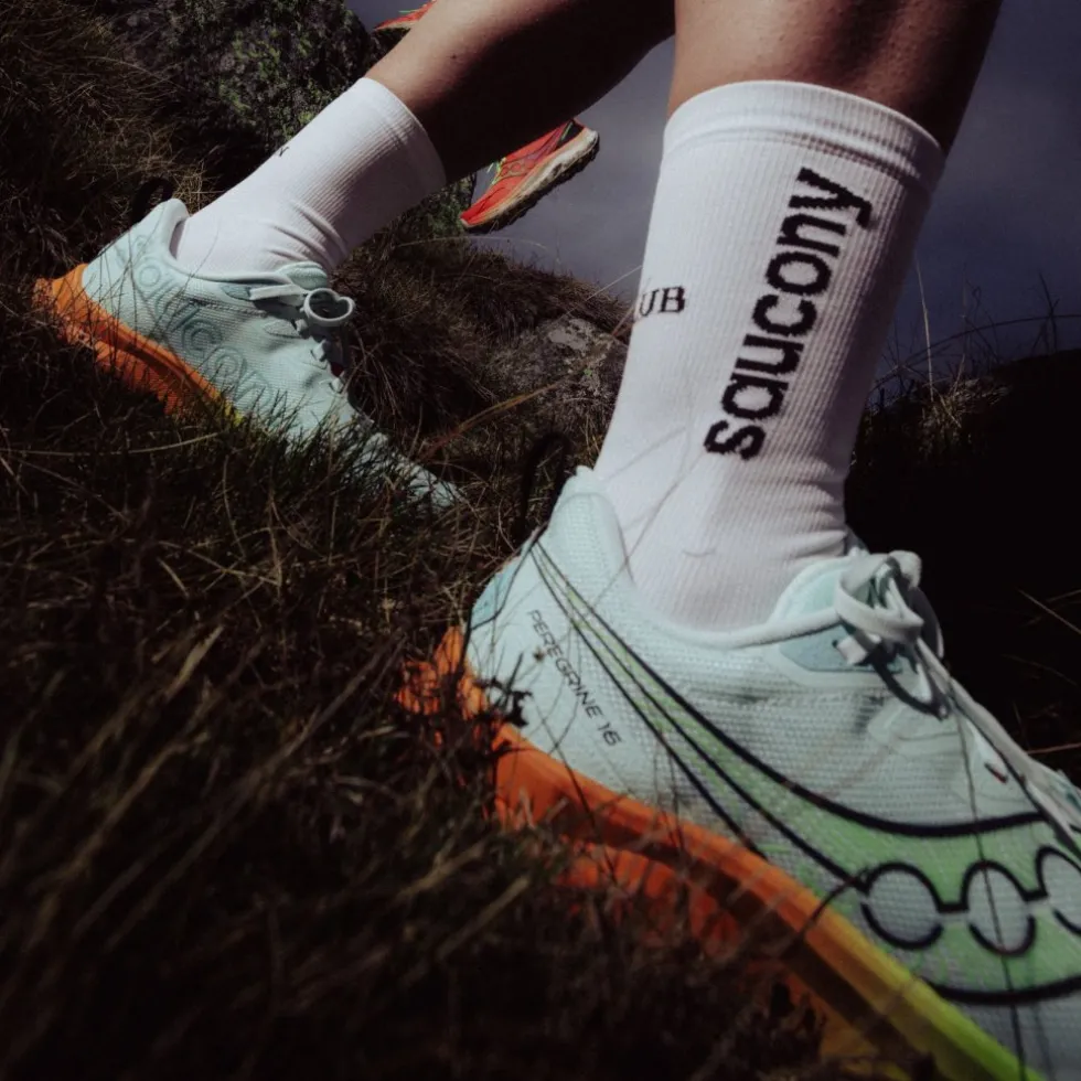 Saucony Peregrine 16 Hardloopschoenen Vrouwen - aqua/citron