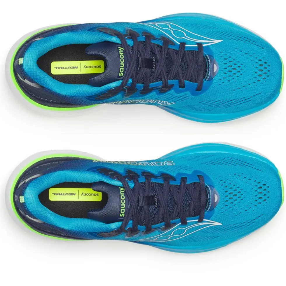Saucony Ride 19 Hardloopschoenen Heren - cobalt/slime