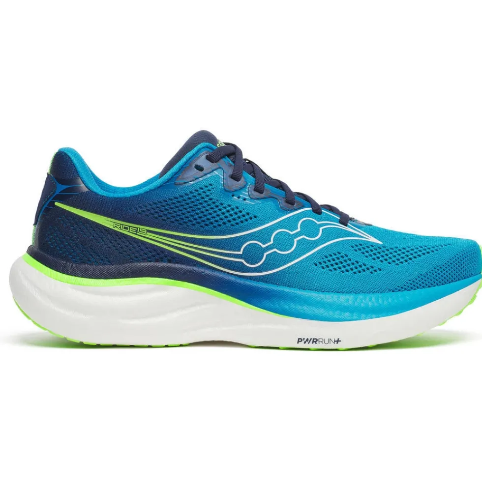 Saucony Ride 19 Hardloopschoenen Heren - cobalt/slime