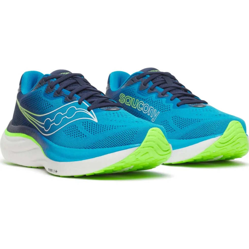 Saucony Ride 19 Hardloopschoenen Heren - cobalt/slime