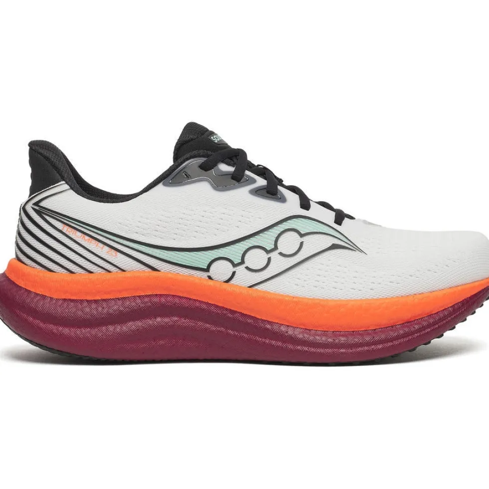 Saucony Triumph 23 Hardloopschoenen Heren - white/crimson
