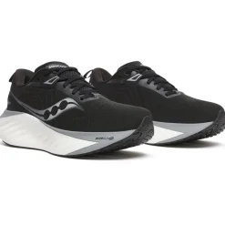Hardloopschoenen Voor Op De Weg|Schoenen < Saucony Triumph 22 Hardloopschoenen Dames - zwart/wit