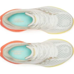 Saucony Endorfine Speed 5 Hardloopschoenen Heren - ivory/fire
