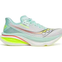 Saucony Endorphin Azura Hardloopschoenen Dames - white/splash