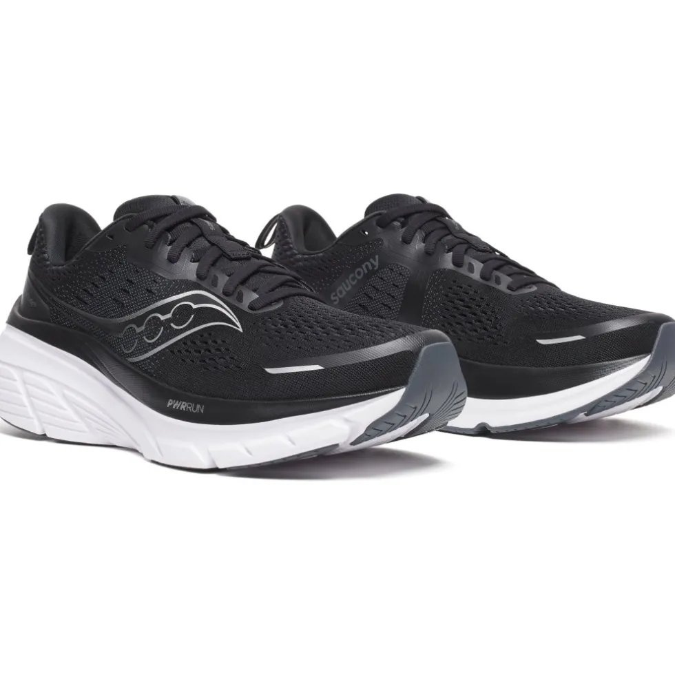Saucony Guide 18 Hardloopschoenen Heren - zwart/wit