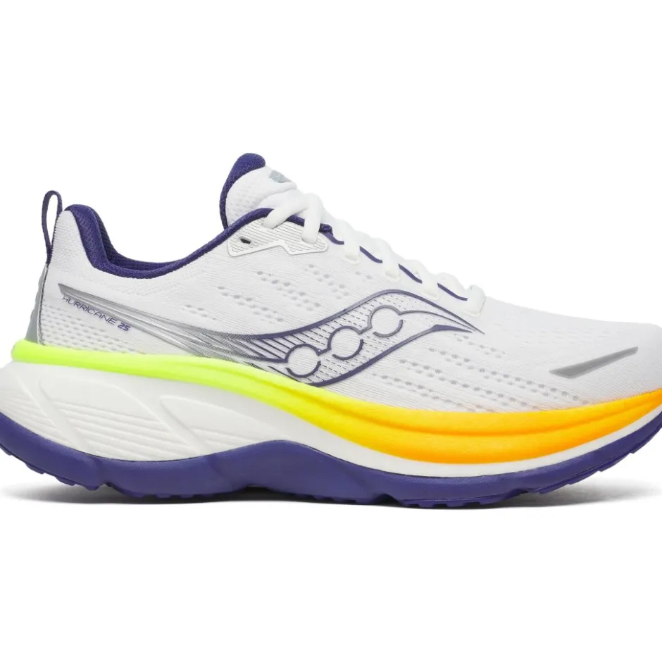 Hardloopschoenen Dames|Schoenen < Saucony Hurricane 25 Hardloopschoenen Dames - white/frigid