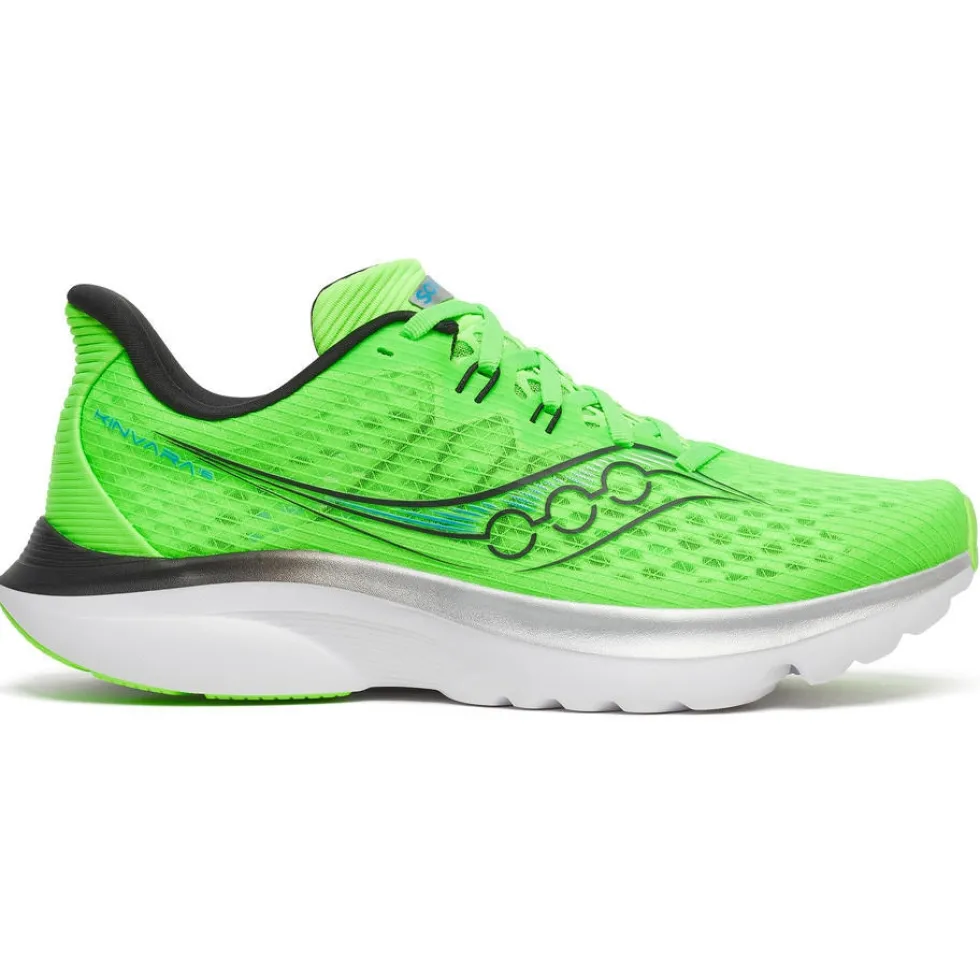 Saucony Kinvara 16 Hardloopschoenen Heren - white/crimson