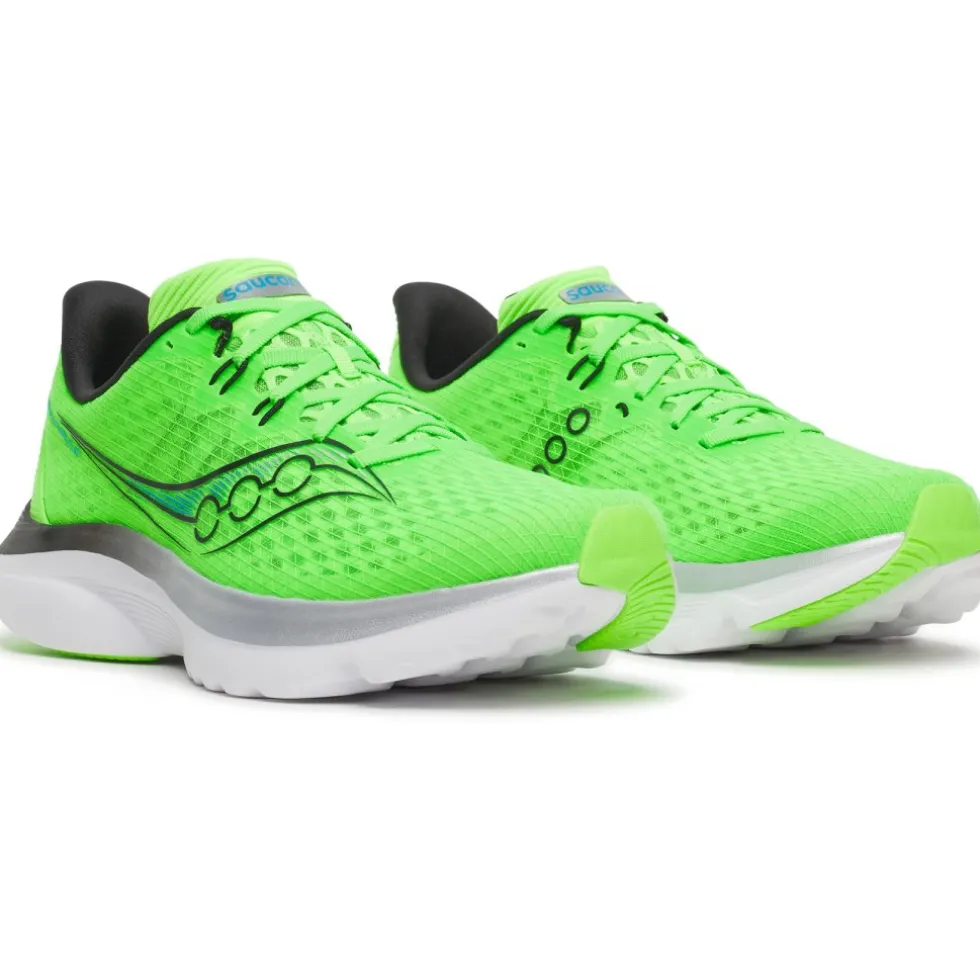 Saucony Kinvara 16 Hardloopschoenen Heren - white/crimson