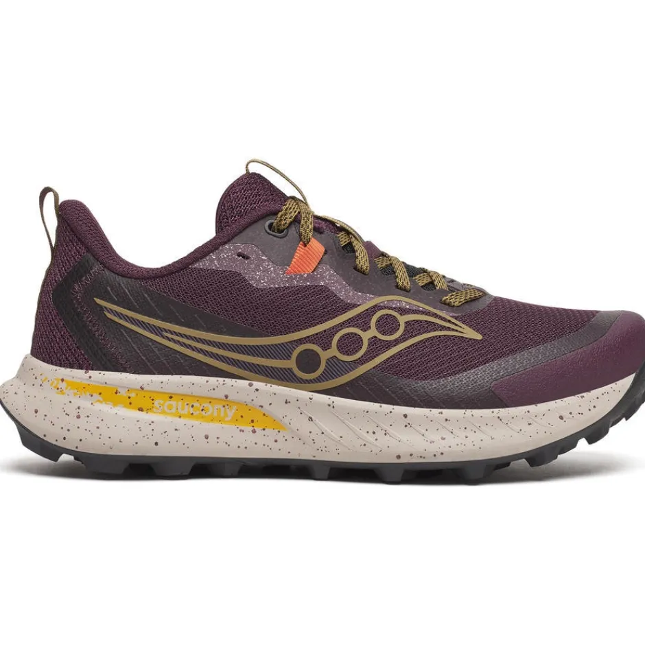Hardloopschoenen Dames|Schoenen < Saucony Peregrine 15 Hardloopschoenen Dames - wine/kodiak