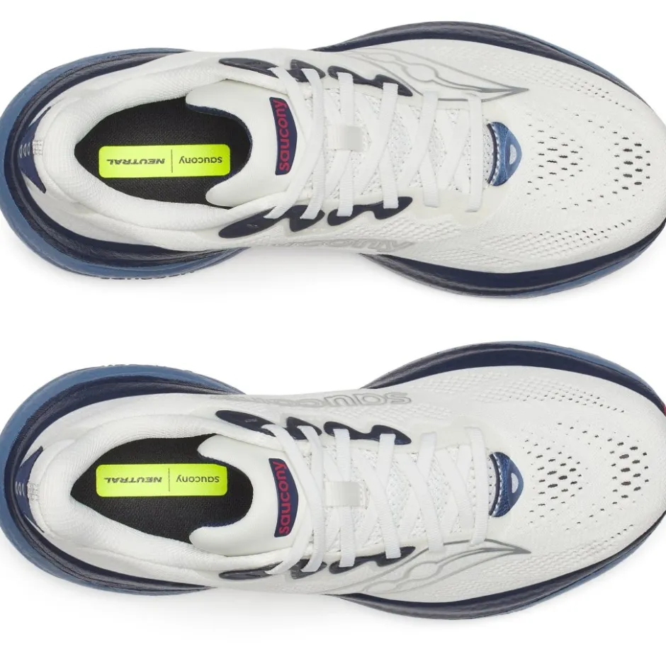 Hardloopschoenen Voor Op De Weg|Hardloopschoenen Heren < Saucony Ride 19 Hardloopschoenen Heren - ivory/storm