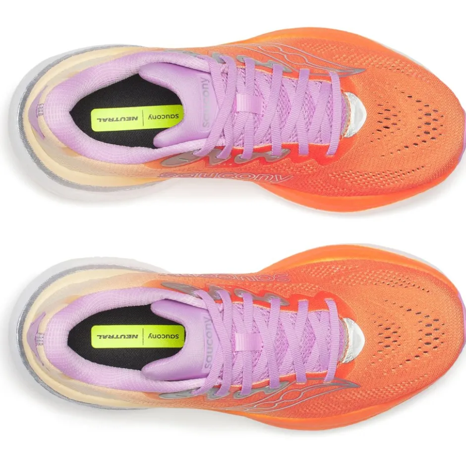 Hardloopschoenen Voor Op De Weg|Schoenen < Saucony Ride 19 Hardloopschoenen Dames - fire/orchid