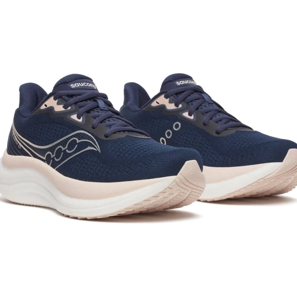 Saucony Triumph 23 Hardloopschoenen Dames - navy/cameo
