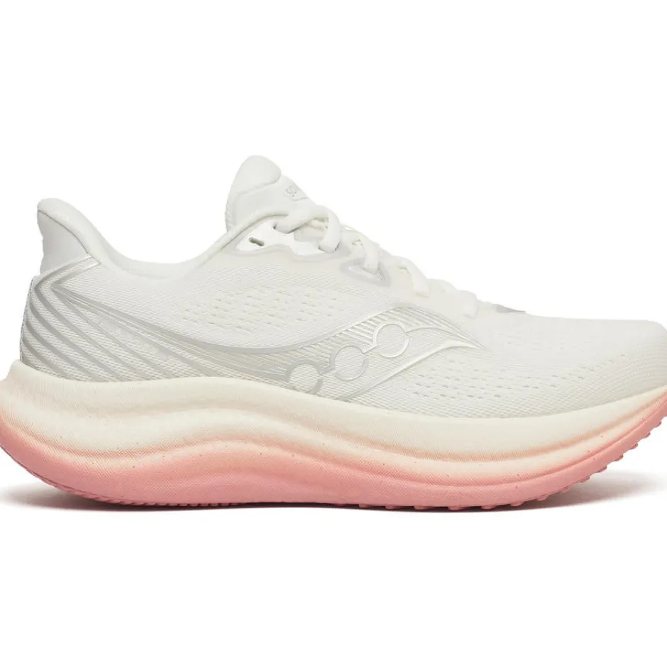 Hardloopschoenen Voor Op De Weg|Schoenen < Saucony Triumph 23 Hardloopschoenen Dames - ivory/mauve