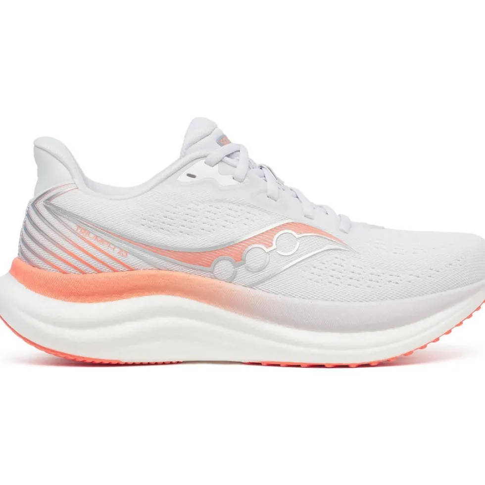 Saucony Triumph 23 Hardloopschoenen Dames - white/wistful