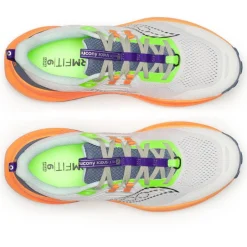Hardloopschoenen Heren|Trailrunning Schoenen < Saucony Xodus Ultra 4 Hardloopschoenen Heren - white/tumeric