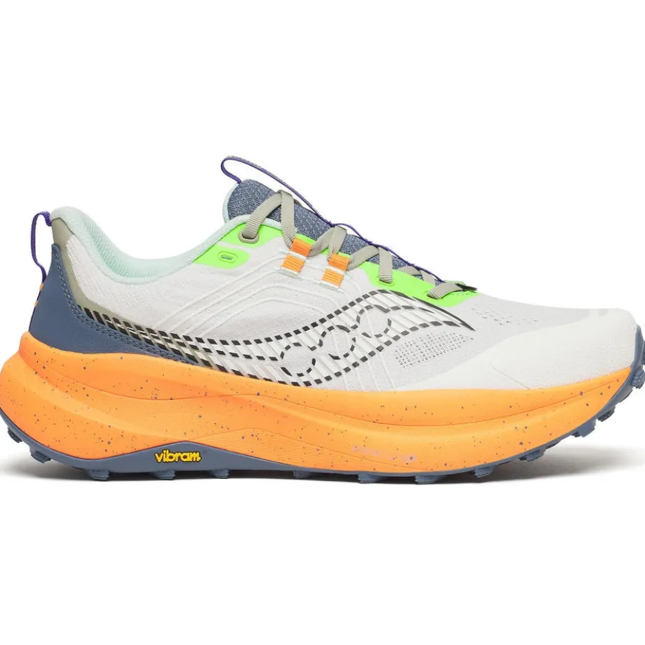Hardloopschoenen Heren|Trailrunning Schoenen < Saucony Xodus Ultra 4 Hardloopschoenen Heren - white/tumeric