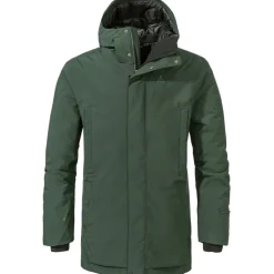 Schöffel Style Crivat Geïsoleerde Parka Heren - dark jade 6965