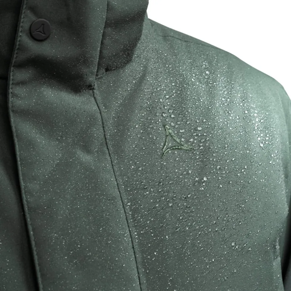 Schöffel Style Crivat Geïsoleerde Parka Heren - dark jade 6965
