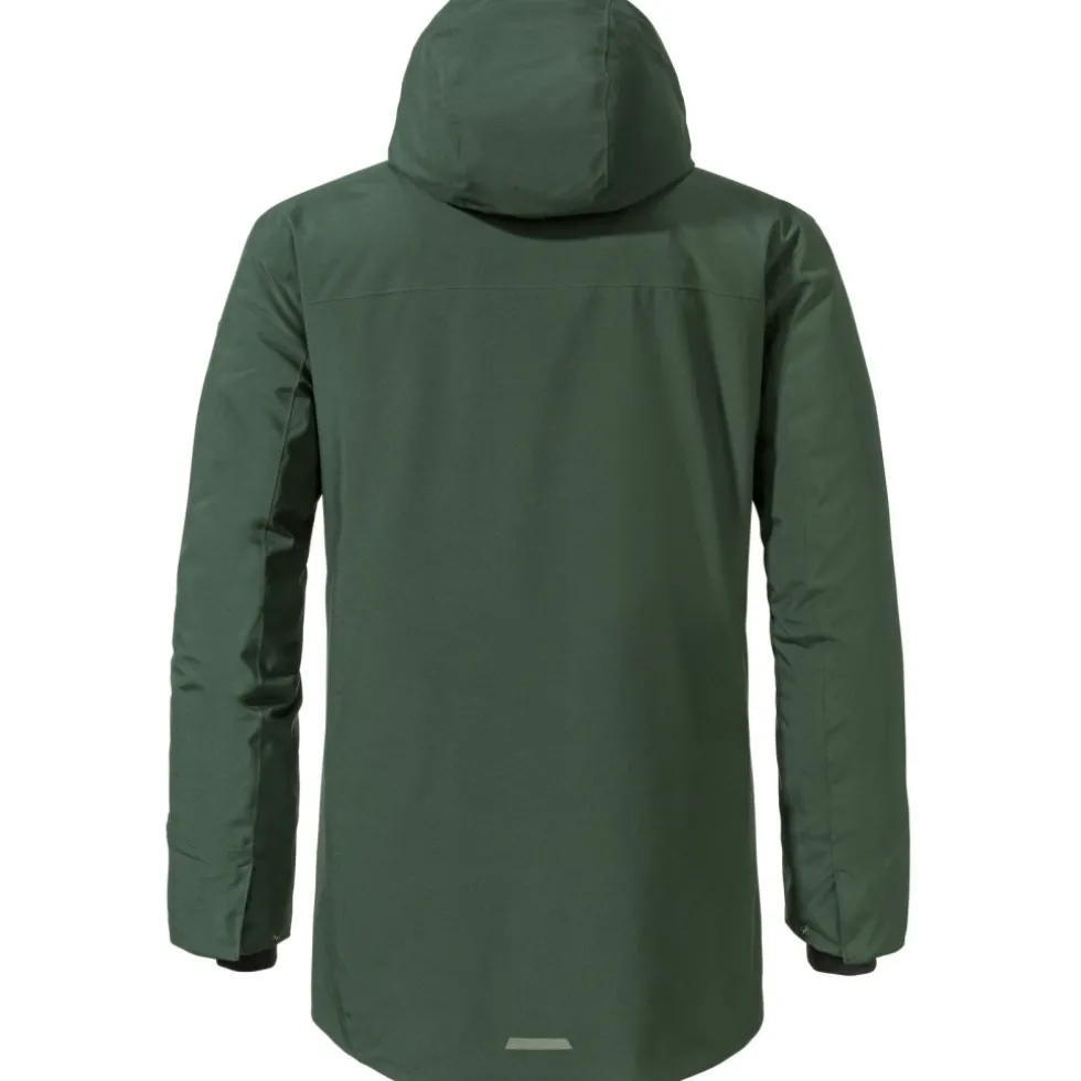 Schöffel Style Crivat Geïsoleerde Parka Heren - dark jade 6965